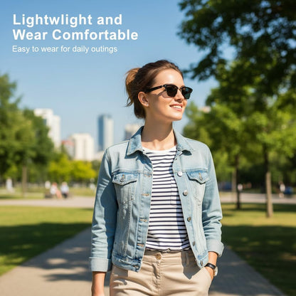 Lunettes Connectées F60 de Traduction IA et Audio Open-Ear Bluetooth 5.4 - نظارات المترجم الذكية بالذكاء الاصطناعي