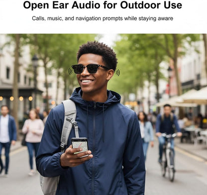 Lunettes Connectées F60 de Traduction IA et Audio Open-Ear Bluetooth 5.4 - نظارات المترجم الذكية بالذكاء الاصطناعي