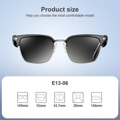 Lunettes Connectées F60 de Traduction IA et Audio Open-Ear Bluetooth 5.4 - نظارات المترجم الذكية بالذكاء الاصطناعي