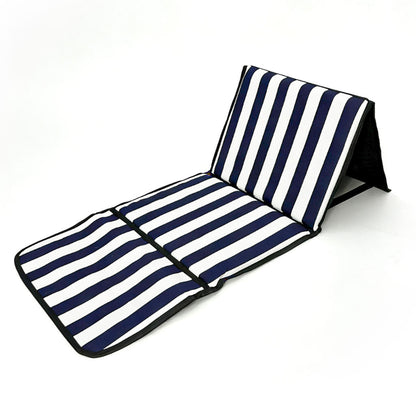 Tapis de Plage Pliable avec Dossier Réglable - حصيرة وكرسي الشاطئ القابل للطي مزود بمسند ظهر