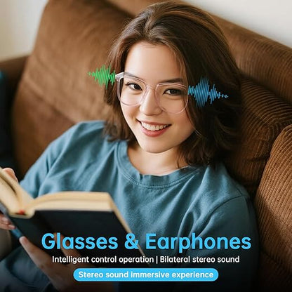 Lunettes Connectées F20 de Traduction IA et Audio Open-Ear Bluetooth 5.4 - نظارات المترجم الذكية بالذكاء الاصطناعي