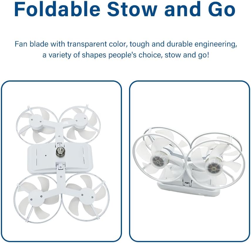 Ventilateur de Plafond Lumineux Design Drone E27 avec Télécommande - مروحة إضاءة ذكية بتصميم طائرة درون مع يد تحكم