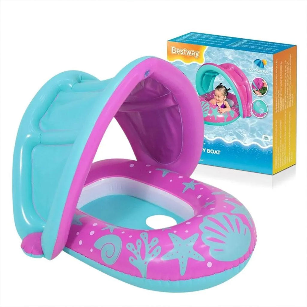 Bouée Gonflable pour enfants avec toit de protection UV Bestway 34091 - عوامة مائية للأطفال