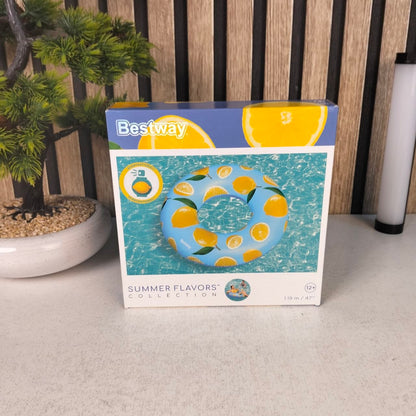 Bouée Gonflable Parfumée au Citron Bestway Scentsational 119cm - عوامة المسبح المعطرة بست واي برائحة الليمون 119 سم