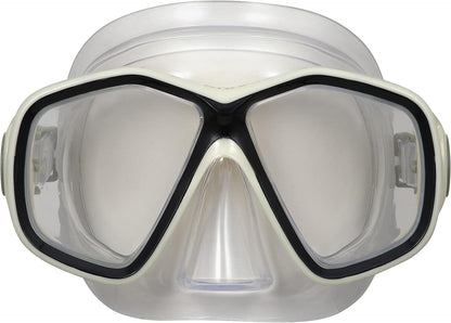 Kit de Snorkeling Masque Double Lentille Anti-Buée et Tuba avec Valve de Purge - طقم الغوص المتكامل بعدسات مضادة للضباب والكسر