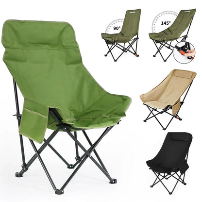 Chaise de Camping Pliante avec Dossier Réglable - كرسي تخييم بظهر عالي مريح قابل لتمديد