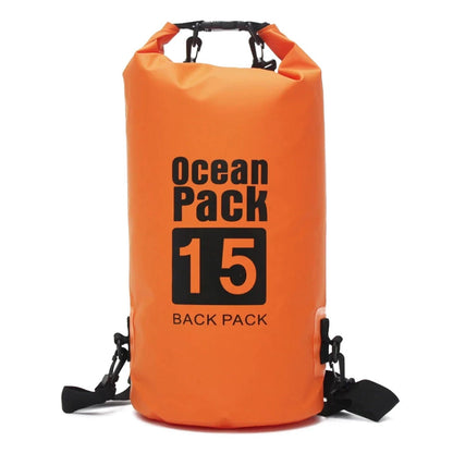 Sac Étanche Ocean Pack Dry Bag 15L Haute Résistance avec Double Bretelles - حقيبة مقاومة للماء بالكامل بسعة 15 لتر