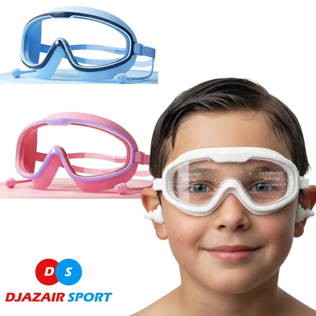 Lunettes de Natation Anti-Buée et Protection UV400 - نظارات سباحة احترافية مضادة للضباب والأشعة فوق البنفسجية برؤية 180درجة