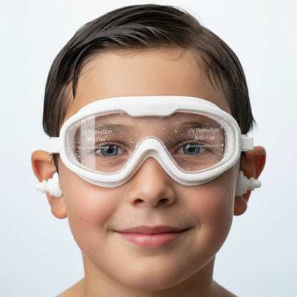 Lunettes de Natation Anti-Buée et Protection UV400 - نظارات سباحة احترافية مضادة للضباب والأشعة فوق البنفسجية برؤية 180درجة