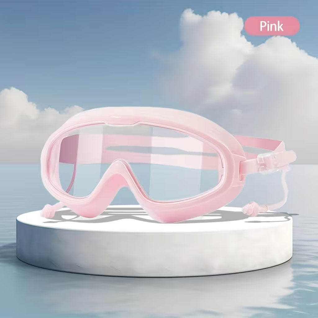 Lunettes de Natation Anti-Buée et Protection UV400 - نظارات سباحة احترافية مضادة للضباب والأشعة فوق البنفسجية برؤية 180درجة