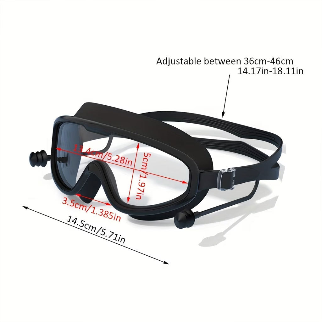 Lunettes de Natation Anti-Buée et Protection UV400 - نظارات سباحة احترافية مضادة للضباب والأشعة فوق البنفسجية برؤية 180درجة