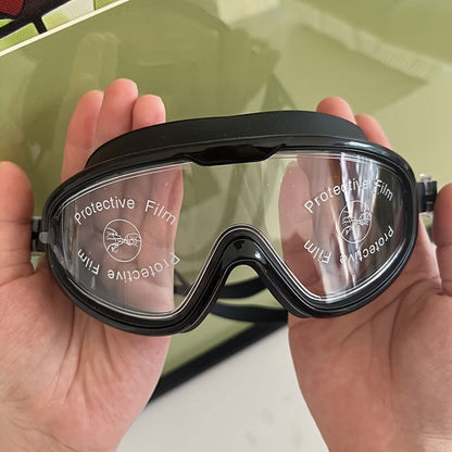 Lunettes de Natation Anti-Buée et Protection UV400 - نظارات سباحة احترافية مضادة للضباب والأشعة فوق البنفسجية برؤية 180درجة