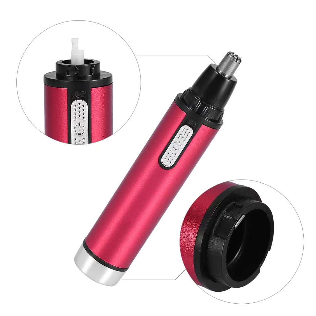 Tondeuse Nez et Oreilles Rechargeable USB avec Lames Rotatives à 360° - ماكينة حلاقة وتشذيب شعر الأنف والأذن القابلة للشحن