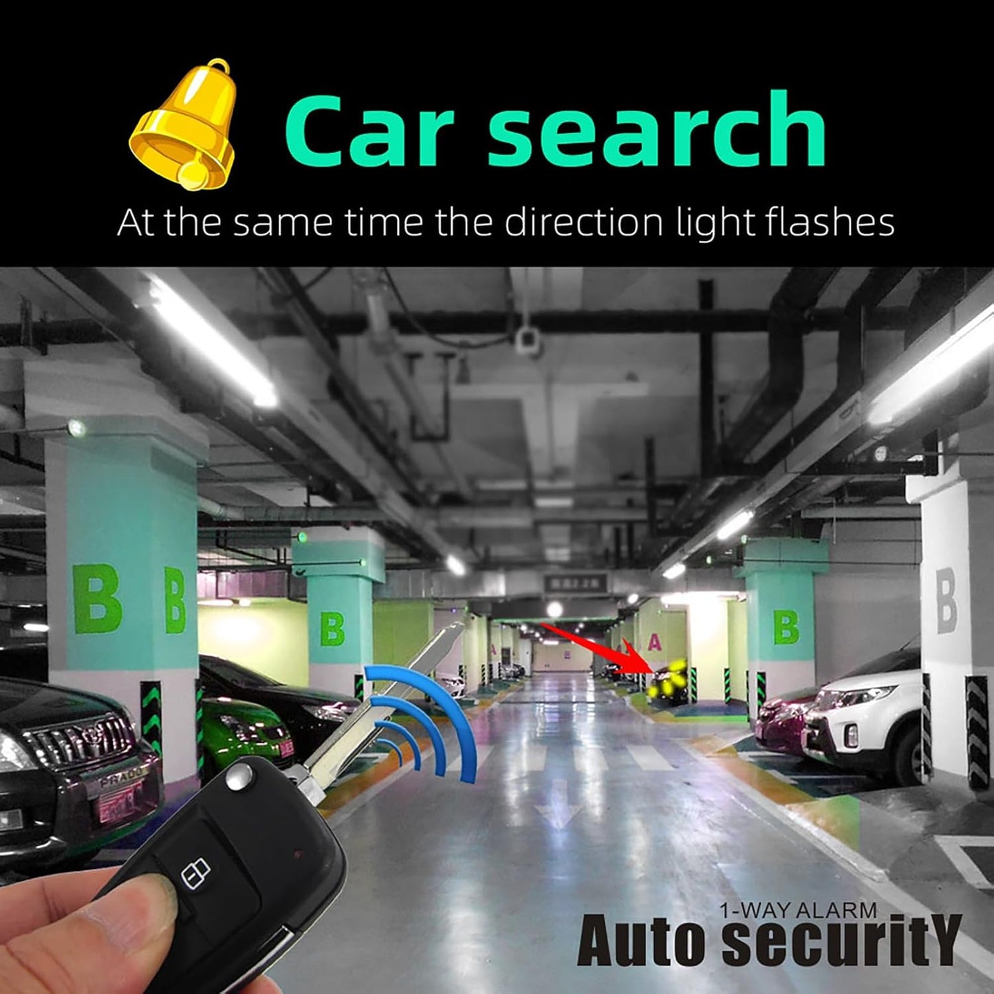 Système d'Alarme de Voiture Anti-Vol Centralisé avec Anti-Carjacking - نظام إنذار وأمن السيارات الذكي مع ميزة التثبيت المركزي والتحكم عن بعد