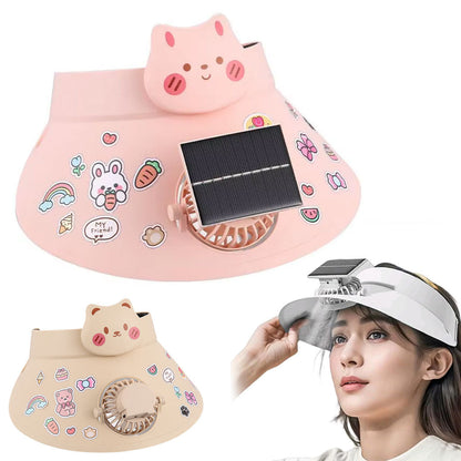 Casquette Anti-Chaleur avec Ventilateur Solaire et Rechargeable USB - قبعة التبريد الشمسية الذكية مع مروحة مدمجة قابلة للشحن