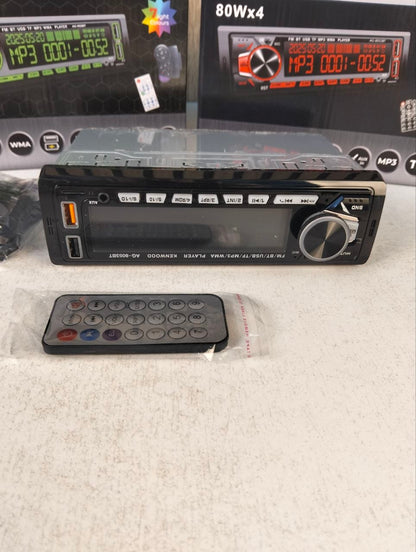 Autoradio Stéréo de Voiture 320W Bluetooth Mains-Libres, USB, SD et Lecteur MP3 - مسجل راديو السيارة بقوة 320 واط مع تقنية البلوتوث والتحكم عن بعد