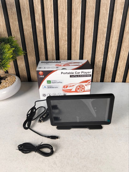 Écran Autoradio Portable 7P Tactile - CarPlay et Android Auto - شاشة السيارة الذكية المحمولة 7 بوصة تدعم كربلاي وأندرويد أوتو