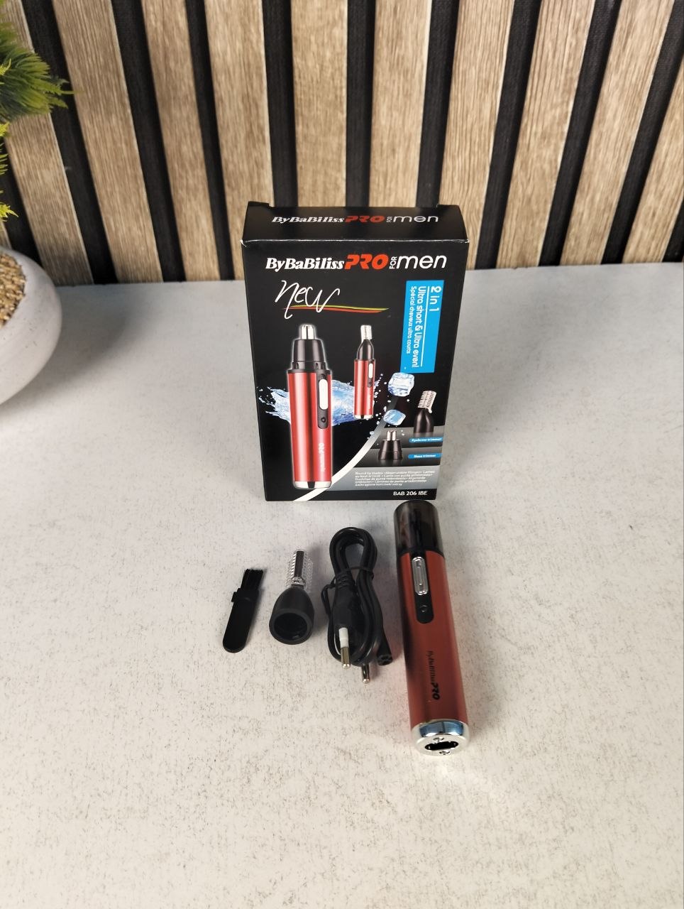 Tondeuse Nez et Oreilles Rechargeable USB avec Lames Rotatives à 360° - ماكينة حلاقة وتشذيب شعر الأنف والأذن القابلة للشحن