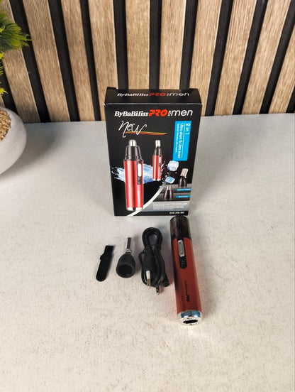 Tondeuse Nez et Oreilles Rechargeable USB avec Lames Rotatives à 360° - ماكينة حلاقة وتشذيب شعر الأنف والأذن القابلة للشحن