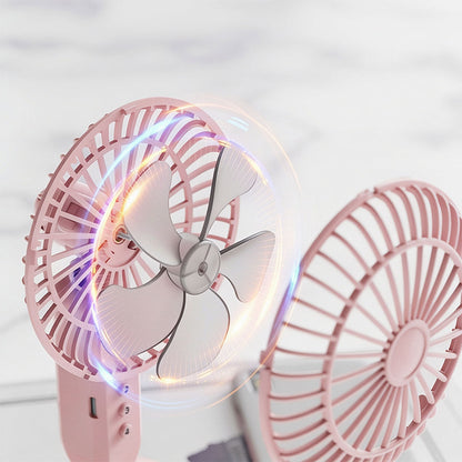 Mini Ventilateur de Bureau Portable USB - Ultra-Silencieux avec Batterie 1200mAh - مروحة المكتب اللاسلكية والمحمولة فائقة الهدوء بـ 3 سرعات