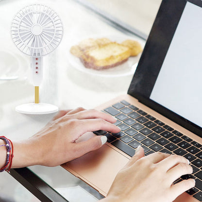 Mini Ventilateur de Bureau Portable USB - Ultra-Silencieux avec Batterie 1200mAh - مروحة المكتب اللاسلكية والمحمولة فائقة الهدوء بـ 3 سرعات