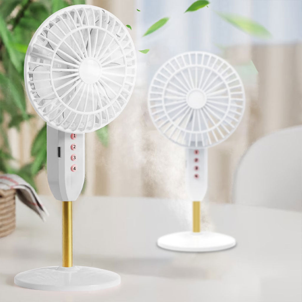 Mini Ventilateur de Bureau Portable USB - Ultra-Silencieux avec Batterie 1200mAh - مروحة المكتب اللاسلكية والمحمولة فائقة الهدوء بـ 3 سرعات