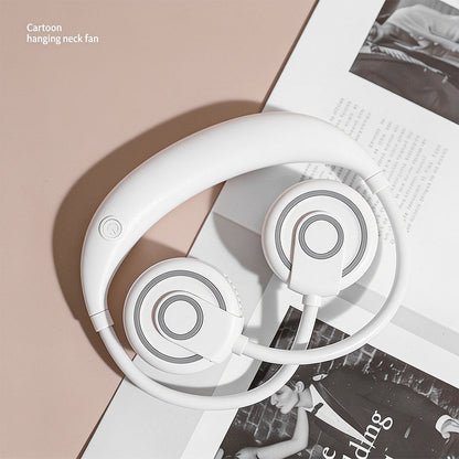 Ventilateur de Cou Portable Rechargeable USB NO.TJ-32A - مروحة العنق المحمولة