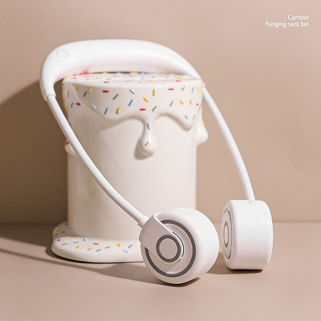 Ventilateur de Cou Portable Rechargeable USB NO.TJ-32A - مروحة العنق المحمولة