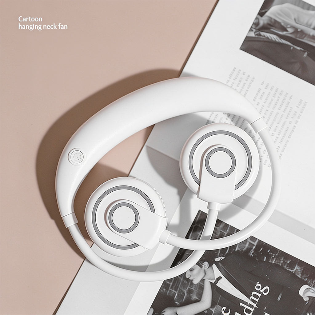 Ventilateur de Cou Portable Rechargeable USB NO.TJ-32A - مروحة العنق المحمولة
