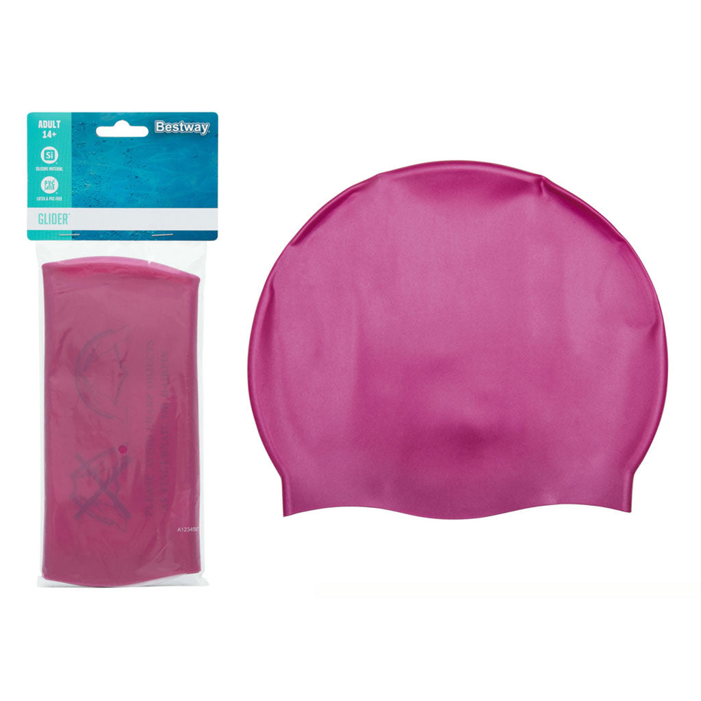 Bonnet de Natation en Silicone - Sans Latex, Confort Maximal pour Adultes - بونيه وقبعة السباحة السيليكونية