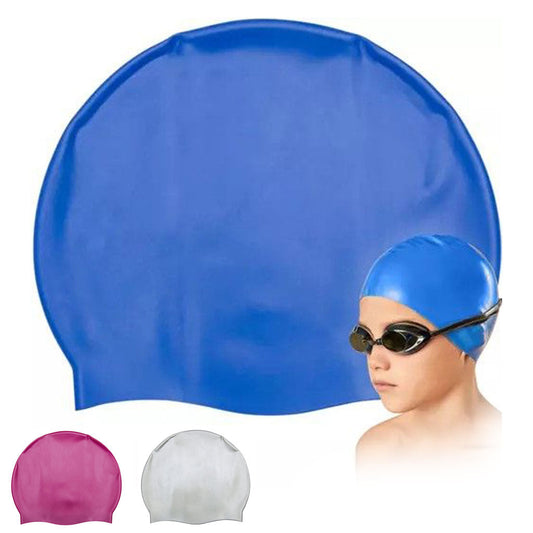 Bonnet de Natation en Silicone - Sans Latex, Confort Maximal pour Adultes - بونيه وقبعة السباحة السيليكونية