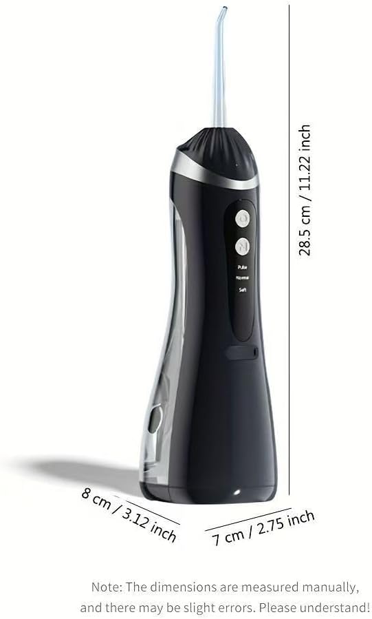 Hydropulseur Dentaire Sans Fil Jet Dentaire Portable à 3 Modes et 4 Buses - جهاز تنظيف الأسنان واللثة المائي