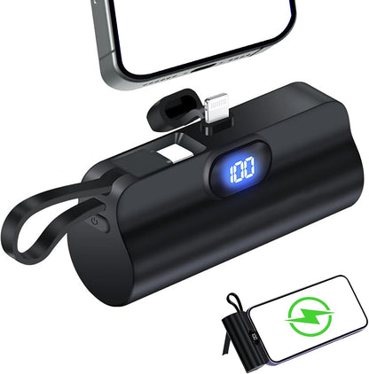 Mini Power Bank Portable Anker 10W 5000mAh avec Connecteur Direct - باور بانك مصغر ومحمول