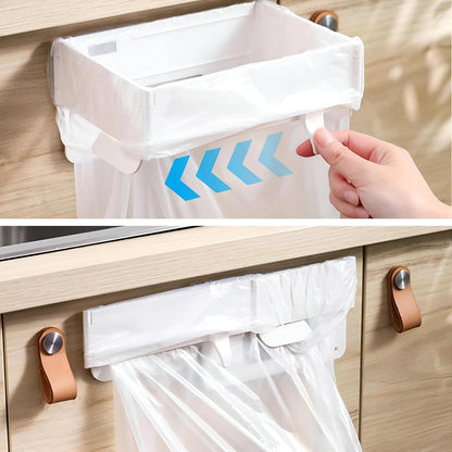 Support de Sac Poubelle Mural et Pliable Fixation Autocollante sans Perçage - حامل وموزع أكياس القمامة الجداري