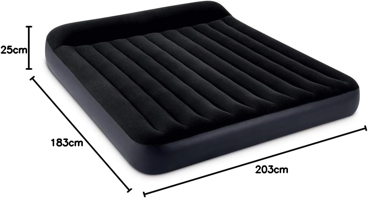 Matelas Gonflable 2 Places XXL avec Pompe Électrique USB INTEX 66129CC 203x183cm - فرشة الهواء المنفوخ لشخصين مع مضخة ذكية