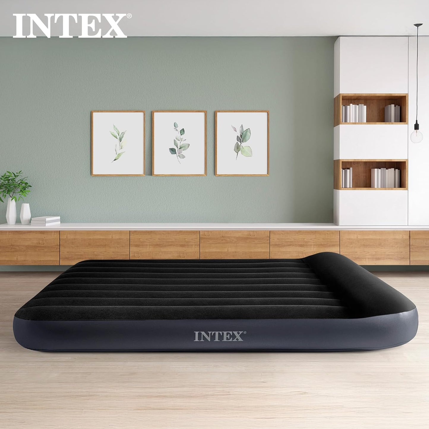 Matelas Gonflable 2 Places XXL avec Pompe Électrique USB INTEX 66129CC 203x183cm - فرشة الهواء المنفوخ لشخصين مع مضخة ذكية