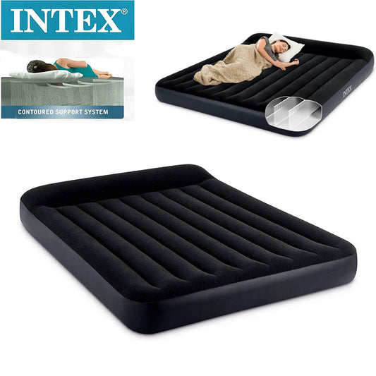 Matelas Gonflable 2 Places XXL avec Pompe Électrique USB INTEX 66129CC 203x183cm - فرشة الهواء المنفوخ لشخصين مع مضخة ذكية