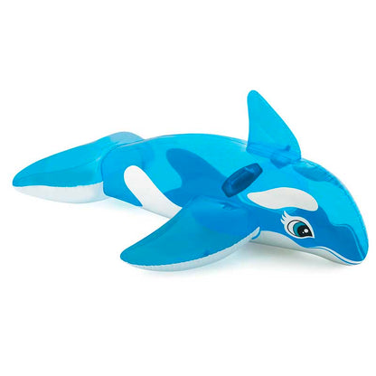 Bouée Chevauchable Baleine Intex pour Enfants 58523NP - عوامة ركوب الأطفال المنفوخة بشكل الحوت الأزرق من إنتكس
