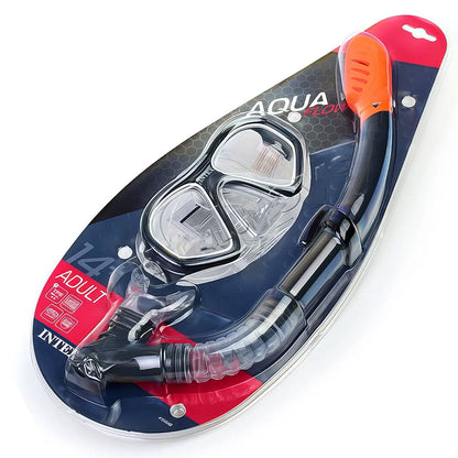 Kit de Plongée Intex Reef Rider Masque Panoramique et Tuba pour Adultes Intex 55648 - طقم الغوص البانورامي الاحترافي