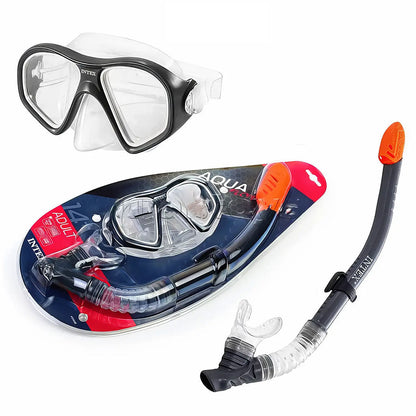 Kit de Plongée Intex Reef Rider Masque Panoramique et Tuba pour Adultes Intex 55648 - طقم الغوص البانورامي الاحترافي