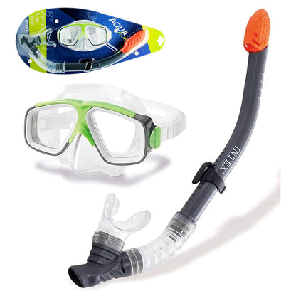 Kit de Plongée Junior (Masque et Tuba) - Lentille Anti-Buée - طقم الغوص والسباحة المرن للأطفال