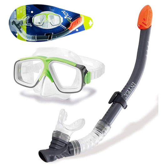 Kit de Plongée Junior (Masque et Tuba) - Lentille Anti-Buée - طقم الغوص والسباحة المرن للأطفال