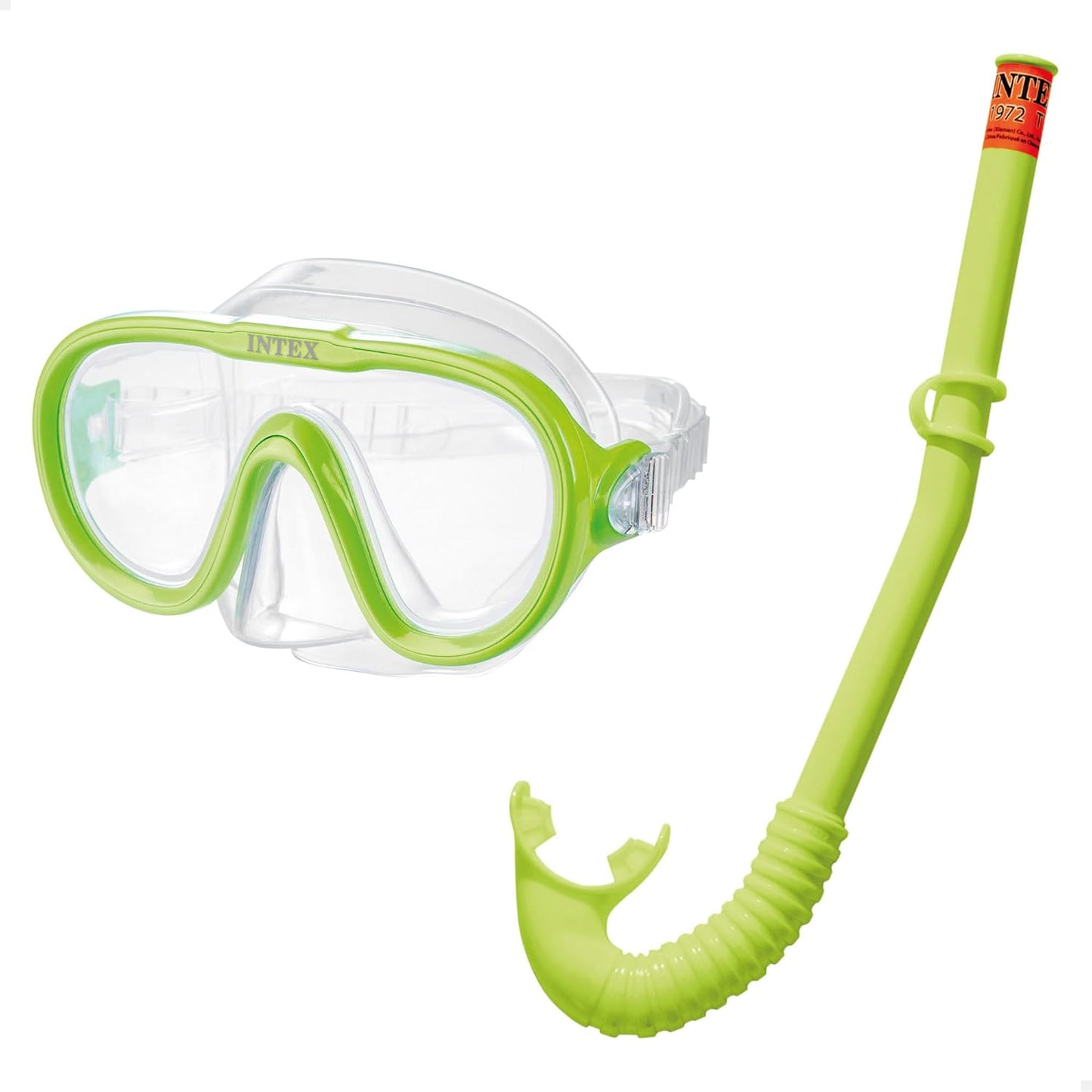 Kit de Natation Intex Adventurer 55642 - Masque Sea Scan & Tuba Hi-Flo pour Enfants