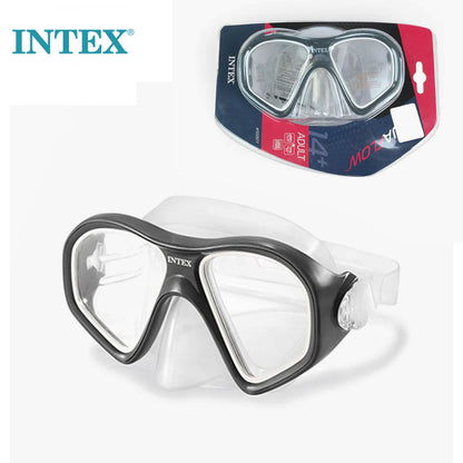 Kit de Plongée Intex Reef Rider Masque Panoramique et Tuba pour Adultes Intex 55648 - طقم الغوص البانورامي الاحترافي