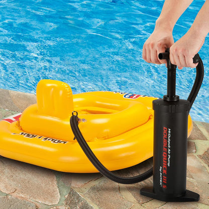 Pompe À Main Double Quick III Hi-Output Intex 68605 Multi-Embouts - مضخة إنتكس اليدوية عالية الكفاءة ذات الضخ المزدوج (37 سم)