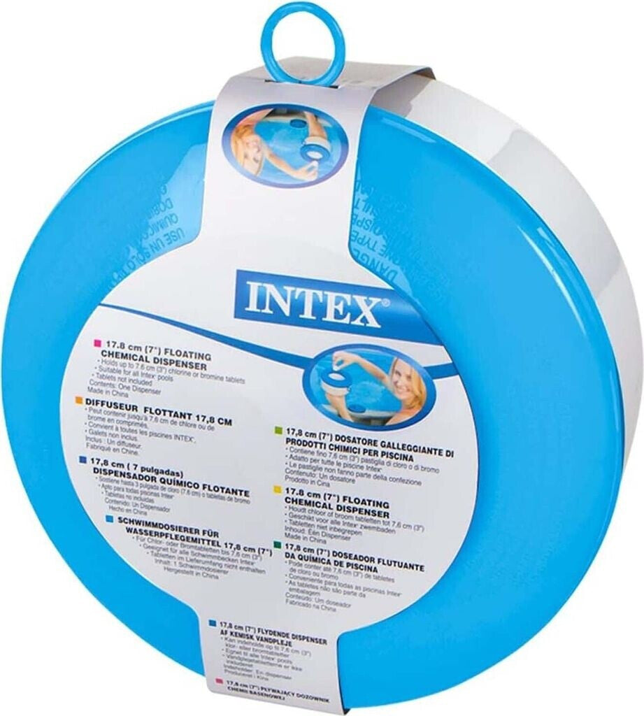 Diffuseur de Chlore Flottant Intex 29041 pour Piscines et Spa - موزع أقراص الكلور العائم للمسابح من إنتكس (7 بوصة)