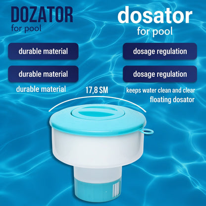 Diffuseur de Chlore Flottant Intex 29041 pour Piscines et Spa - موزع أقراص الكلور العائم للمسابح من إنتكس (7 بوصة)