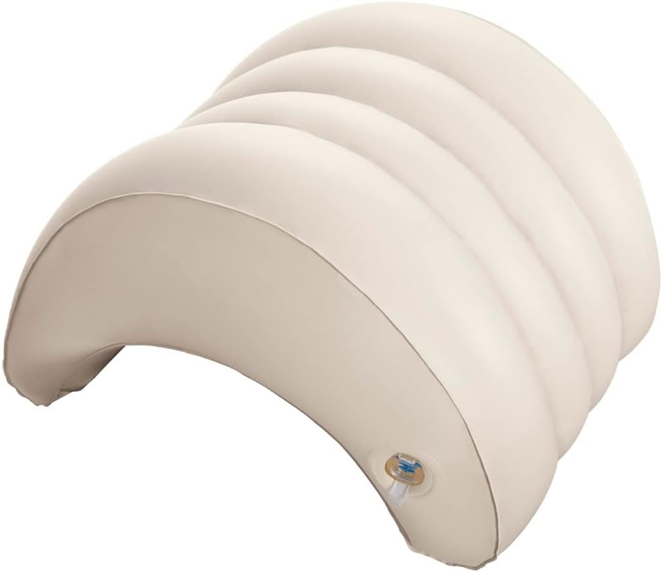 Appui-Tête Gonflable pour Spa Intex 28501 - Amovible et Lesté à l'Eau - مسند الرأس المائي الفاخر لمسابح السبا والجاكوزي من إنتكس