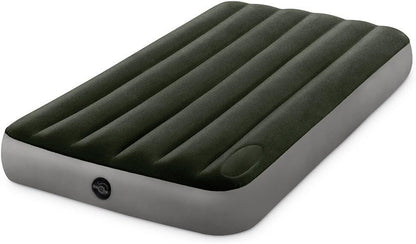 Matelas GonflableTechnologie Fiber-Tech avec Pompe à Pied Intégrée Intex 64761 - فرشة إنتكس الهوائية الكلاسيكية الفردية بمضخة قدم مدمجة