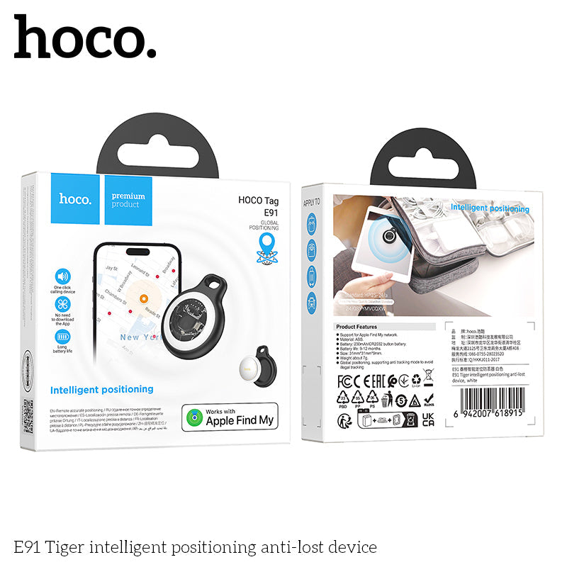 GPS Anti-perte Outil de localisation intelligent E91 HOCO - جهاز تحديد المواقع لهواتف الأيفون